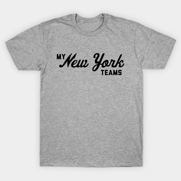 My New York Teams T-Shirt by Kings83